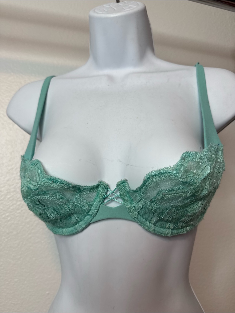 Victorias Secret Lace Bra in Mint Green - Women Intimates